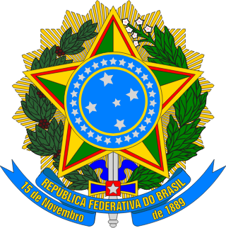 Brasão da República Federativa do Brasil, representando a padronização definida pelo Governo Federal